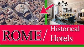 The best historical hotels in the center of Rome [upl. by Bendicty507]