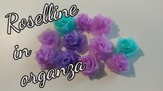 Roselline in organza  Stefi64 [upl. by Gweneth]