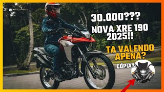 NOVA XRE 190 2025 É UMA BOA OPÇÃO POR 30 MIL [upl. by Neersan]