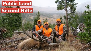 Colorado Second Rifle Elk Hunt  Public Land [upl. by Casimire]