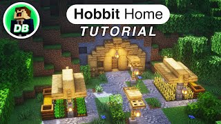 Minecraft How to Build a Hobbit Hole Tutorial [upl. by Aronek]