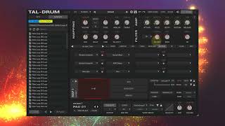 TAL DRUM  Record Sample FX Mod Matrix [upl. by Coletta]