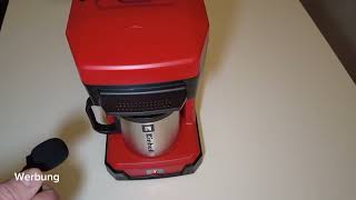 Einhell Akku Kaffeemaschine 18V [upl. by Traggat872]