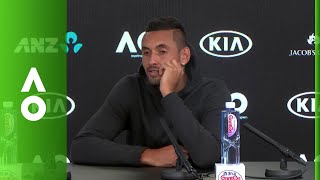 Nick Kyrgios press conference 4R  Australian Open 2018 [upl. by Anni]