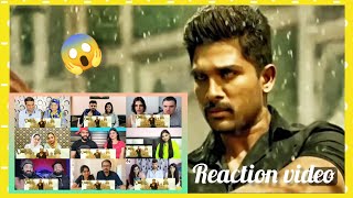 SARRAINODU Best Action Scene  Allu Arjun Fight Scene Reaction Mashup  South Indian Movie [upl. by Leinod]