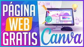 Crea Tu Página Web 100 Gratis con Canva  Dominio Gratis [upl. by Aseneg]