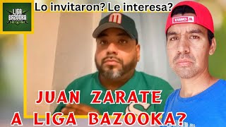 JUAN ZARATE aclara si lo invitaron a Liga Bazooka y si le interesa ir  Lalo reacciona y opina [upl. by Akyeluz]