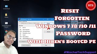 Reset Forgotten Windows 10  11 Password with Hirens BootCD PE  Reset the Windows Password  2024 [upl. by Cole87]