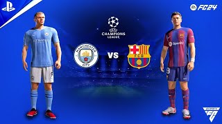 FC 24 Manchester City vs Barcelona Final Champions LeagueGameplay PS4 Español LatinoHD [upl. by Allyson]