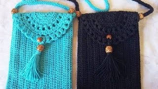 Crochet pochette bandoulière 12 étape par étape [upl. by Norvan]