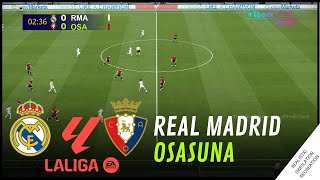 REAL MADRID vs OSASUNA LaLiga 2425  Full Match Simulation and Prediction [upl. by Acinoryt750]