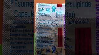 Esomeprazole amp Levosulpiride Capsules 40mg75mg health janaushadhi medicine capcutedit [upl. by Jessie111]