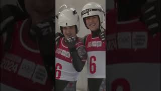 Luge is underway at gangwon2024 😎 [upl. by Nalra]