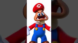 Mario Turns Into A Goomba nintendo ai goofy weird startling [upl. by Libbna]