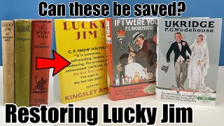 Vintage Book Restoration  Kingsley Amis  Lucky Jim  PG Wodehouse  Full Commentary Version [upl. by Ydnyl]