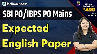 SBI PO Mains English  Expected Paper for IBPS PO Mains  Most Important Questions [upl. by Pollitt316]