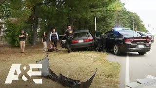 Live PD Bank Robbers Car Chase Season 3  AampE [upl. by Lowrie]