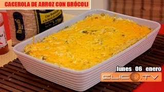 CACEROLA DE ARROZ CON BRÓCOLI [upl. by Kaya]