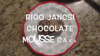 Rigo Jancsi Chocolate Mousse CakeRigojanci Torta [upl. by Gower852]