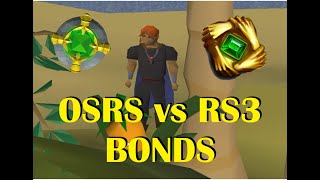 Runescape Bonds  OSRS vs RS3 [upl. by Noimad]