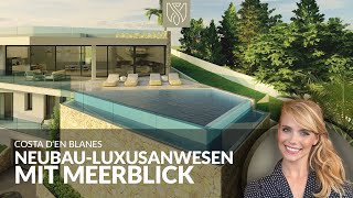 MALLORCA Costa den Blanes  Exklusive Neubau LUXUSVILLA mit Meerblick [upl. by Ayoras755]