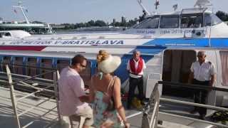 Danube Cruises Vienna  Bratislava by hydrofoil since 1964 [upl. by Irish]