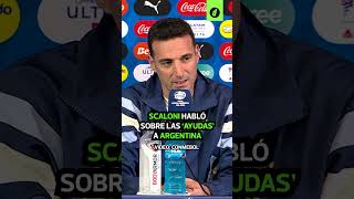 Scaloni en la previa del ARGENTINA vs ECUADOR “No creo en las ayudas”  Depor [upl. by Aibara]