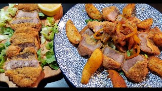 Recette de langue de bœuf panée et épicée Comment réussir la cuisson dune langue de Bœuf 57 [upl. by Oicatsana]