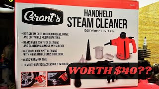 Harbor Freight Handheld Steamer harborfreight steamer steamcleaning [upl. by Uriia]