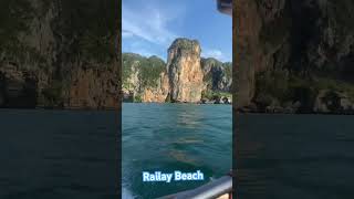 Railay Beach  Krabi Thailand tropicalparadise bestbeaches thailandtravel [upl. by Fechter]