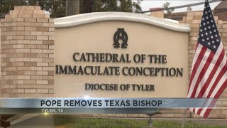 Pope Francis removes Texas bishop from post [upl. by Det763]