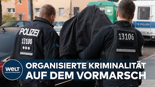 ORGANISIERTE KRIMINALITÄT Lagebild  Brutalität von kriminellen Banden nimmt zu [upl. by Anaoy263]