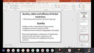 Phytotherapy lecture 2 part 1 [upl. by Flavian]