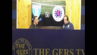 The Gers TV Malmo v Rangers Europa league after match reaction [upl. by Atteuqihc265]