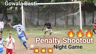 Final Match Gowala Basti Night Football Match Penalty Shootout [upl. by Radmen866]