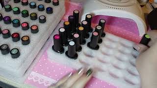 amazon Unboxing  60 pc gel nail polish kit with UV  LED light [upl. by Tarton]