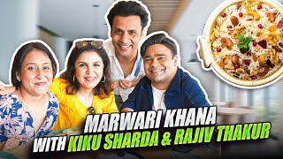 Kiku Sharda amp Rajiv Thakur Ke Sath Marwari Khana  Kabuli Biryani Recipe  FarahKhanK [upl. by Acisset801]