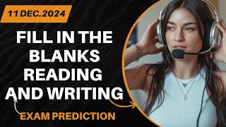 PTE Fill in The Blanks Reading amp Writing  December 2024  Practice Predictions [upl. by Gunas]