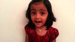 Jana Gana Mana by 3 year old [upl. by Armilda259]