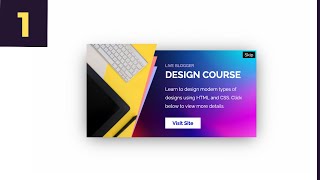 How To Design A Skippable Popup Ad Using HTML CSS amp JS Part 1 [upl. by Drofkcor765]