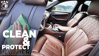 HOW TO CLEAN AND PROTECT LEATHER SEATS [upl. by Greenquist]