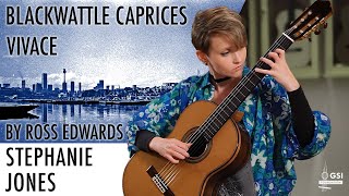 Stephanie Jones plays Ross Edwards quotBlackwattle Caprices Mov 2quot on a 2023 Sergio Pérez guitar [upl. by Meekahs]