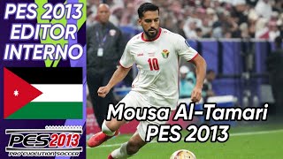 Crear a Mousa AlTamari Montpellier HSC  Jordania Pes 2013 faces y stats 2024 [upl. by Myrta]