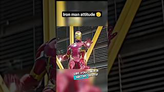 IRON MAN NO FEAR 😨ironman marvel youtubeshorts [upl. by Nnilsia]