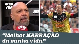 Nilson Cesar SE ARREPIA ao relembrar narração do 100º gol de Rogério Ceni [upl. by Aronid583]