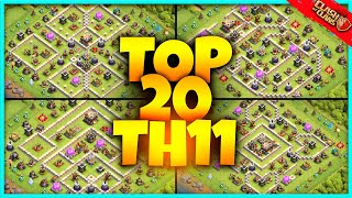 New Best INSANE TH11 BASE WARTROPHY Base Link 2024 Top20 in Clash of Clans  Town Hall 11 War [upl. by Ahsim]