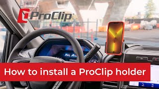 How to Install a ProClip USA Device Holder [upl. by Barron]