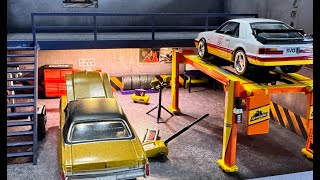 164 scale Garage Diorama [upl. by Haianeb267]