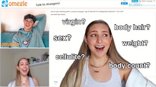 asking OMEGLE boys questions girls are too afraid to ask PART 2 explicit [upl. by Ardnekat]