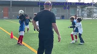 Downey United B15 vs Phenom FC 2172024 [upl. by Odrude872]